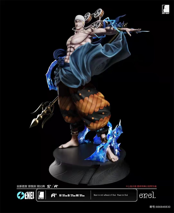 In Stock】Last Sleep Studio One Piece Enel Resin Statue