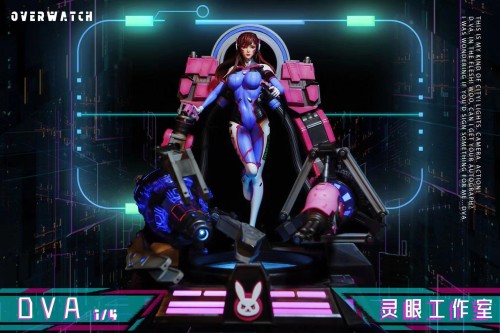 【Pre order】LingYan Studio Overwatch ​D.Va DVA Science and technology Mech ​1:4 Resin Statue Deposit