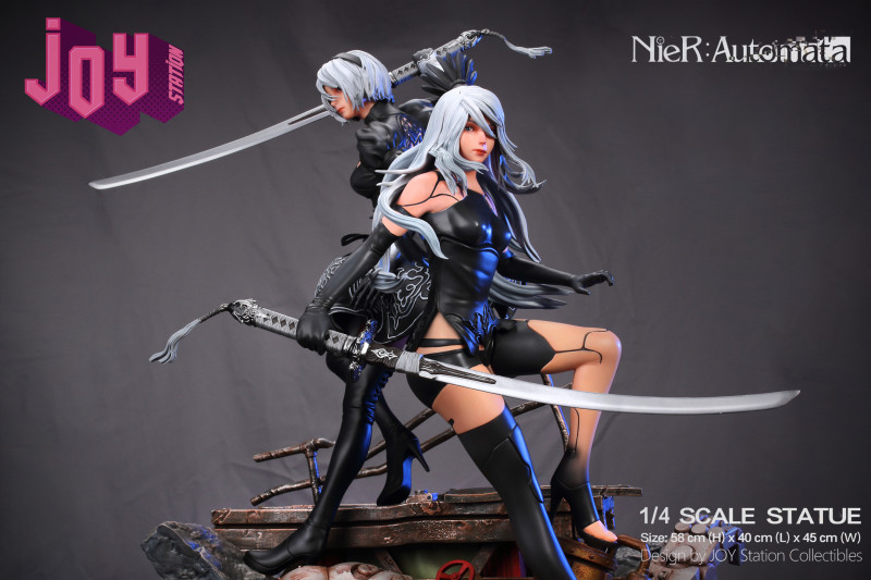【Pre order】JOY Station collection NieR:Automata 2B&A2 Battle Group 1/4 Scale Resin Statue Deposit
