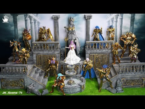 【Pre order】JacksDo Saint Seiya Athena Statue and Sanctuary Scene Base Resin Statue Deposit