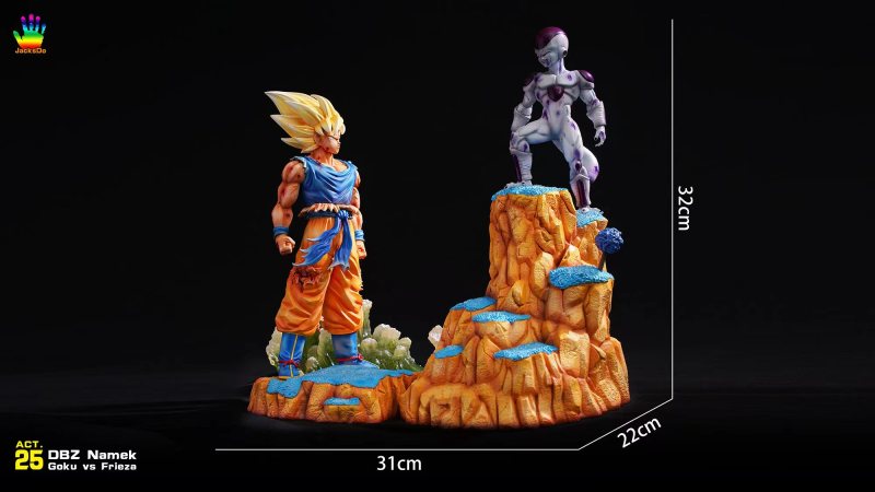【Pre order】JacksDo Dragon Ball Z Namek ACT.25 SS1 Goku vs Frieza Resin Statue Deposit