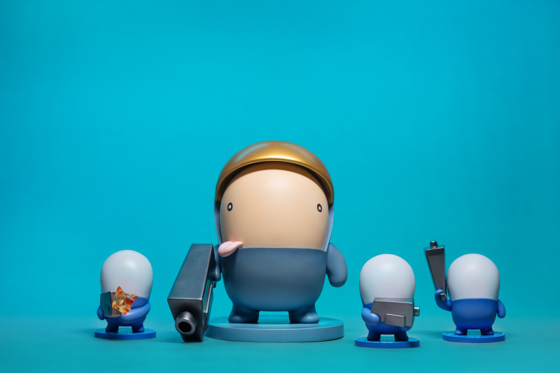 【Pre order】SunBird Studio SC2 Terran Q Version James Eugene Raynor Marine Resin Statue Deposit