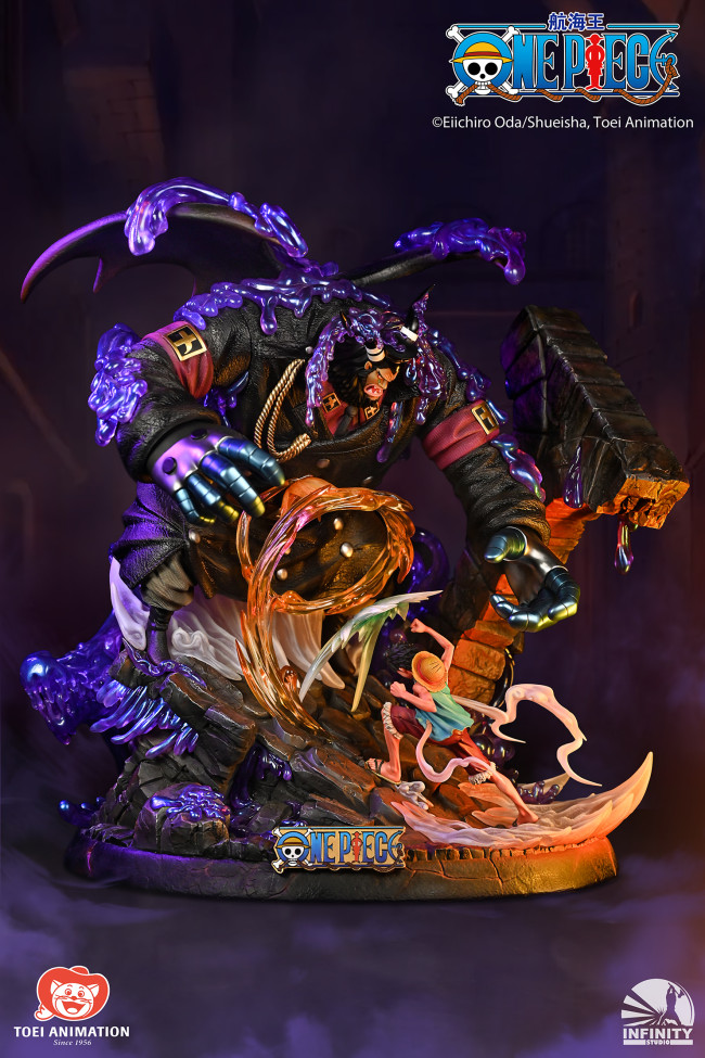 【In Stock】INFINITY Studio One-Piece Luffy vs Magellan Resin Statue (Copyright)