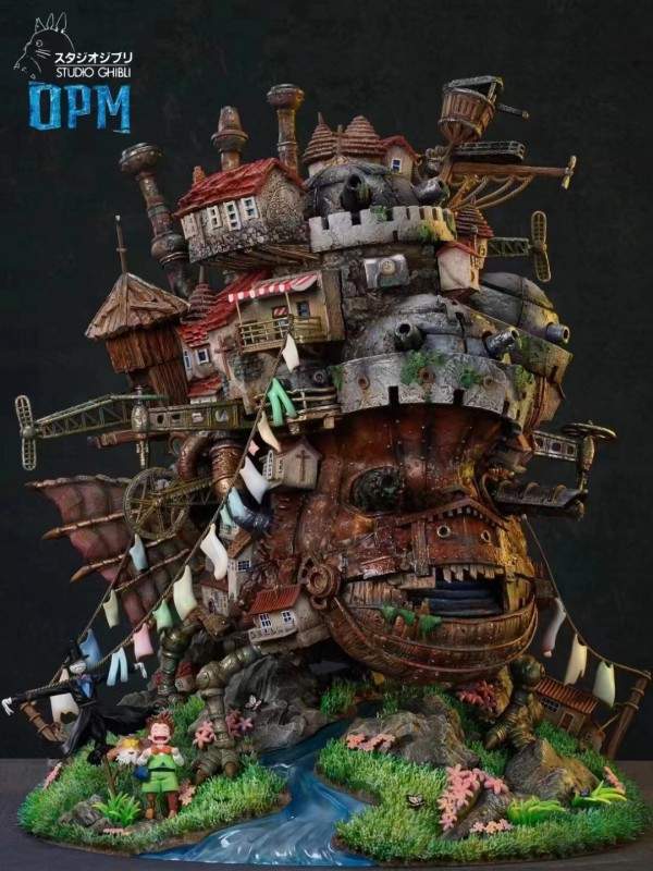 【In Stock】OPM Studio Miyazaki Hayao Howl's Moving Castle ハウルの動く城 Resin Statue