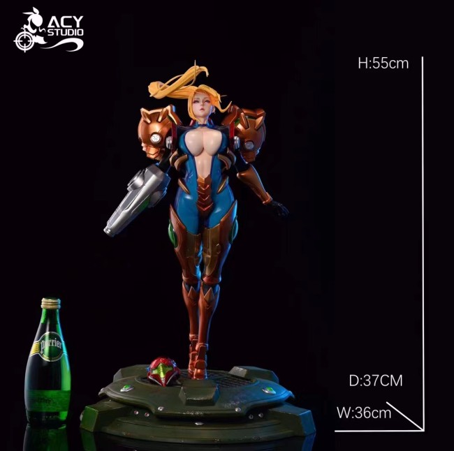 samus aran sex doll Metroid Dread - Samus (White Armor Nude Body Version C) 1/4 Scale Stat main image 1