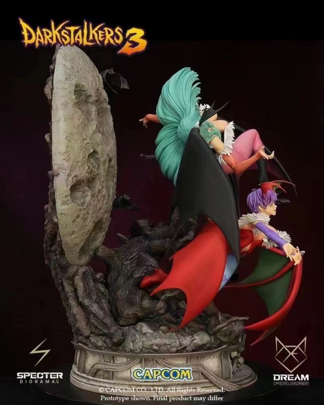 【Pre order】Dream Figures Studio Vampire Morrigan Aensland&Lilith Copyright 1/6 Poly Resin Statue