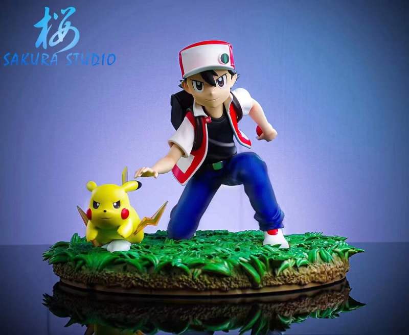 【Pre order】SAKURA Studio Pokemon Go! Pikachu!! Crimson and Pikachu 1/6 Resin Statue