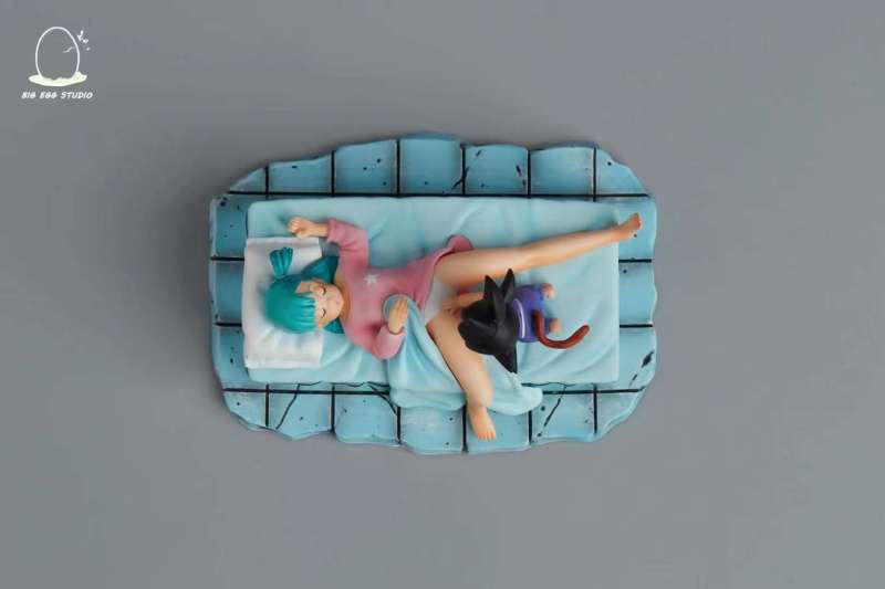 【In Stock】Big Egg Studio Dragon Ball Bulma sleeps and Goku touches panties Resin Statue