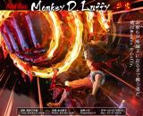 【In Stock】Monkey D Studio One Piece Red Roc Luffy Resin Statue