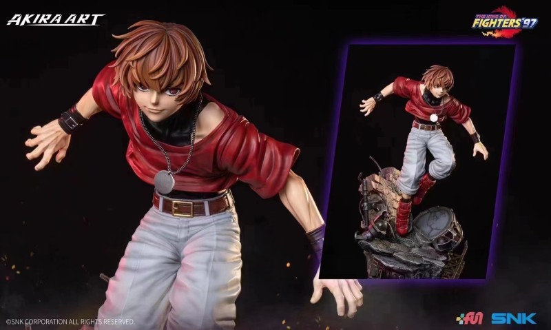 【In Stock】Akira & SNK Studio KOF97 Chris Copyright 1/4 Poly Statue