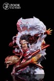 【In Stock】Zook Factory One Piece Gear Fourth Snake man Luffy Resin Statue