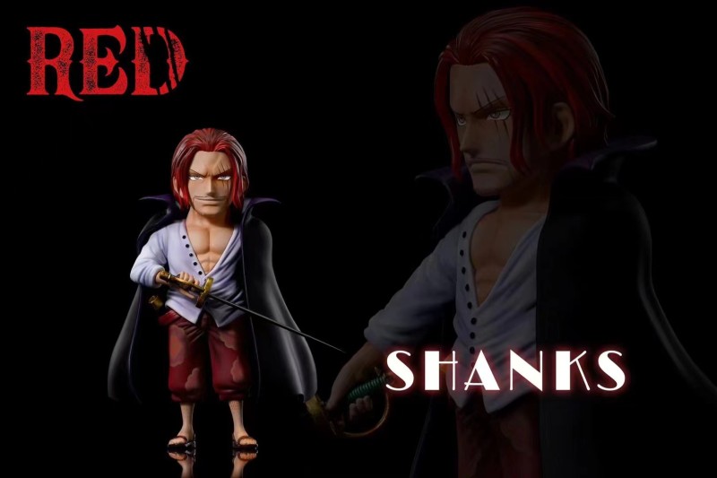 【Pre order】A+ Studio One Piece Red hair Shanks&Rockstar resin statue