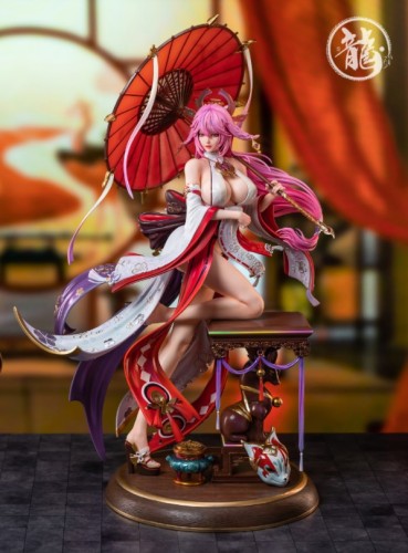 【In Stock】Dragon Studio Genshin Impact 003 Series Yae Miko 1/4 Resin Statue
