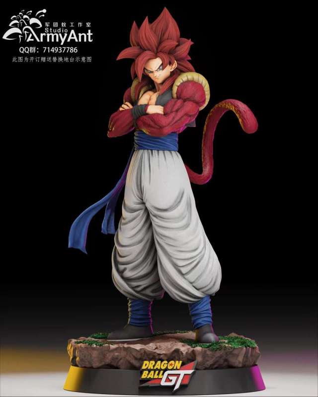 【Pre order】ArmyAnt Studios Dragon Ball SSJ4 Gogeta Resin Statue