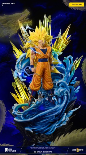  【Pre order】DU Studio  Dragon Ball Z Super Saiya 3 Son Goku 1/6 Resin Statue