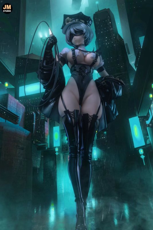 【In Stock】JM Studio NieR:Automata Search officer 1/4 YoRHa No. 2 Type B Resin Statue