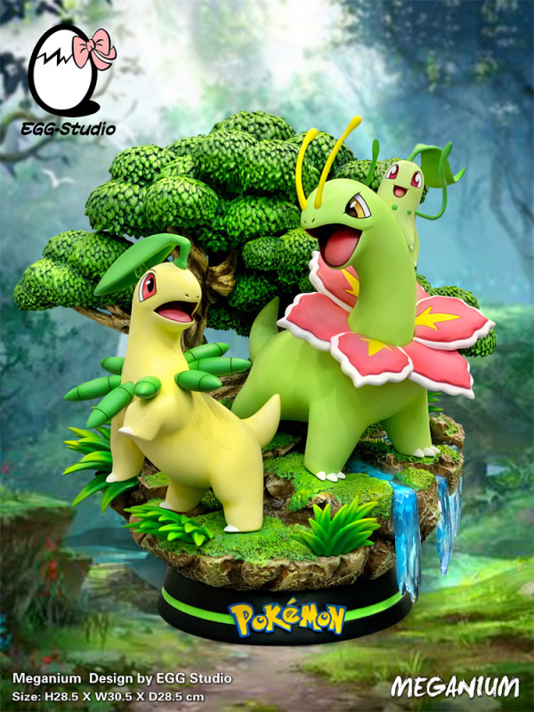 【Pre order】EGG-Studio  Pokemon Meganium evolutionary chain Resin Statue