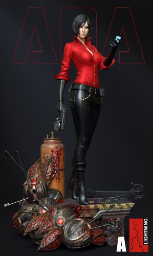 【Pre order】Lightning Studio Resident Evil Ada Wong 1/4 Collection level statue