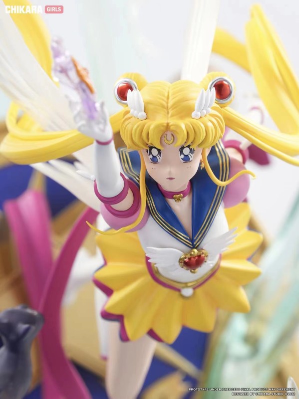 【Pre order】CHIKARA STUDIO GIRLs Tsukino Usagi & KINOMOTO SAKURA Resin Statue