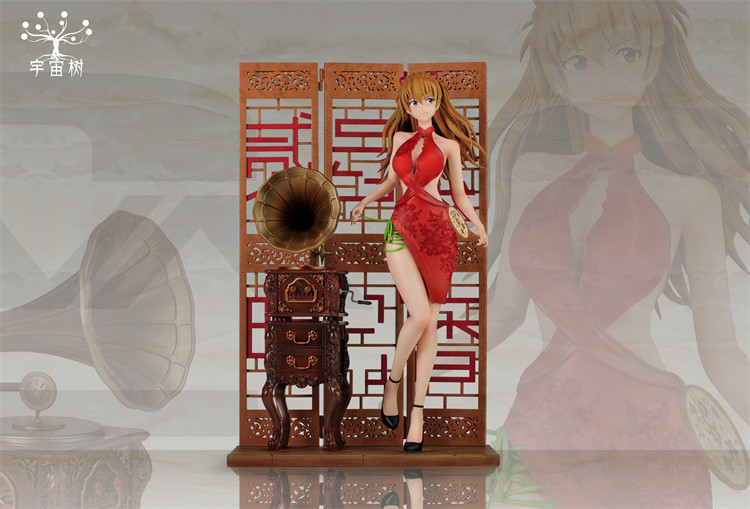 【Pre order】YZS Studio EVA Cheongsam Asuka Langley Soryu Resin Statue