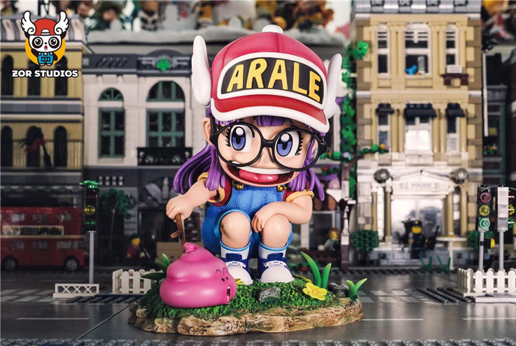 【Pre order】Zero studio Dr.SLUMP Arale poking shit Resin Statue