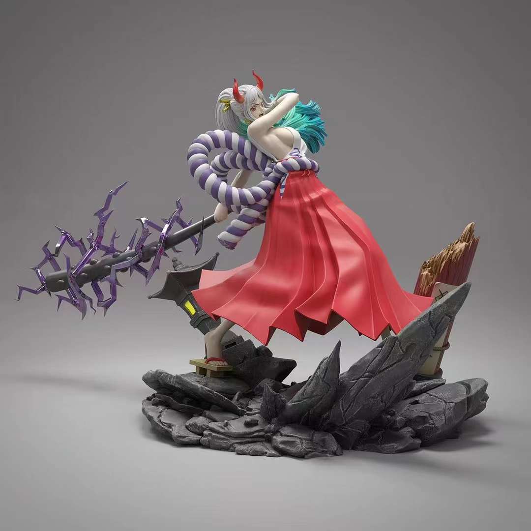 Price Fighter Studio ワンピース ヤマト 1/6 スタチュー Pre order】Price fighter Studio ONE PIECE Yamato 1/6 Resin Statue