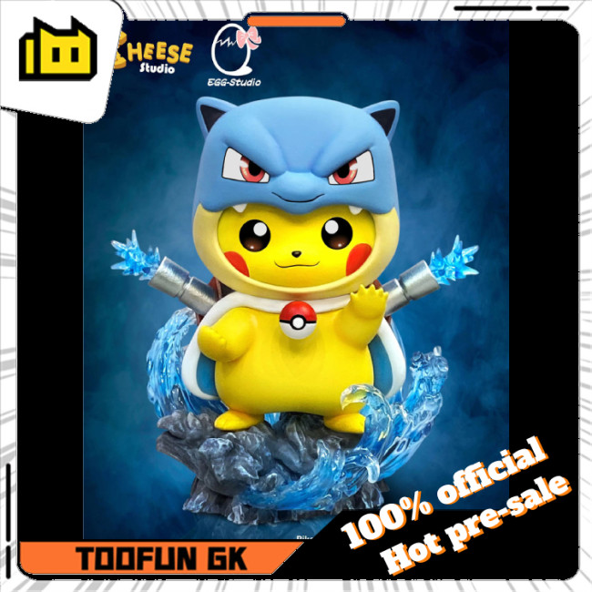 【Pre order】EGG-Studio Pokemon Blastoise Pikachu Resin statue