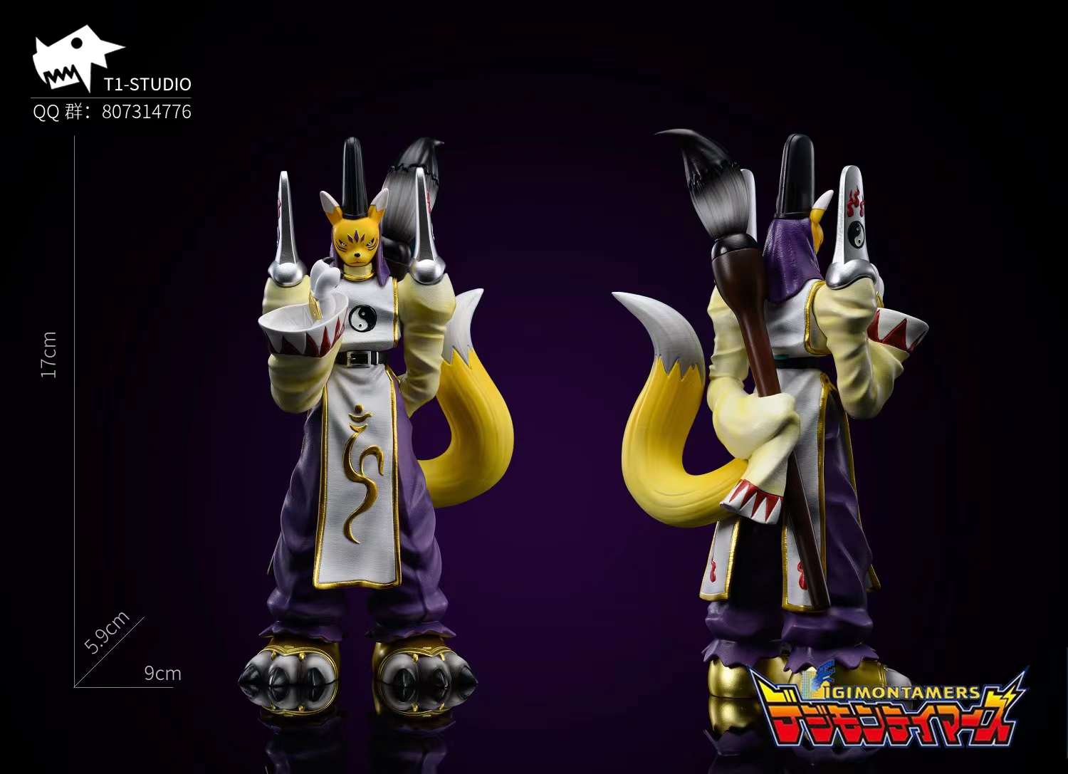 In Stock】T1-Studio Digimon Adventure Taomon Poly Statue