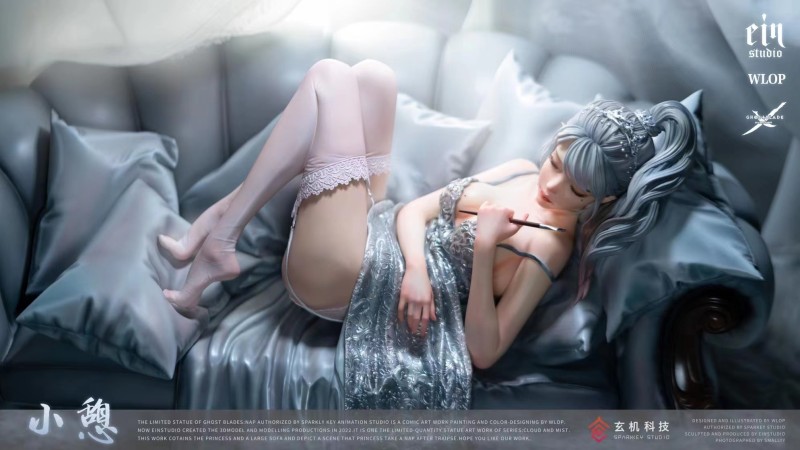 【In Stock】Ein studio+WLOP Ghost Blade A nap Resin Statue