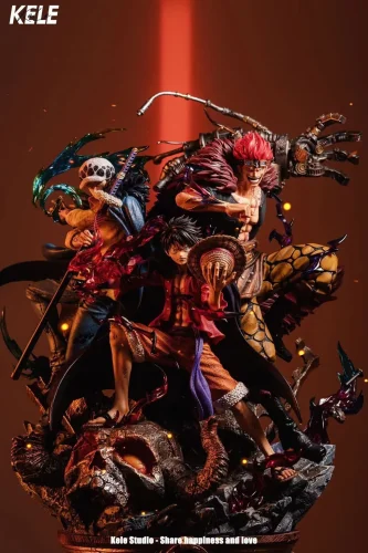 【In Stock】LX-Studio One Piece Luffy LAW Kid Resin Statue Deposit