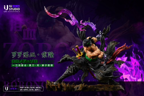 【In Stock】IU STUDIO One Piece Roronoa Zoro Double proportion resin statue