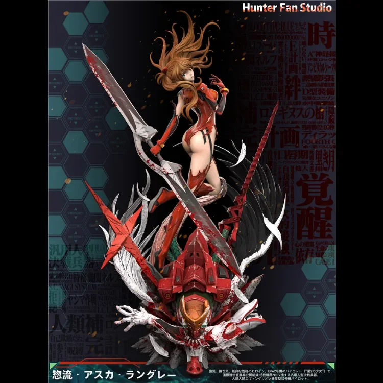 【In Stock】Hunter Fan Studio EVA Asuka Langley Soryu 1/4 resin statue