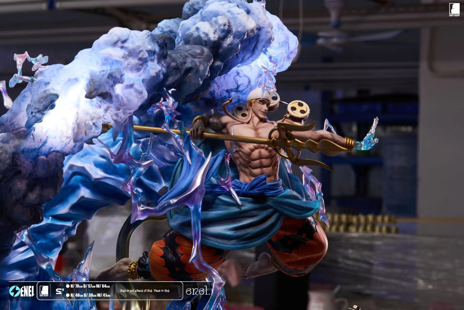 In Stock】Last Sleep Studio One Piece Enel Resin Statue