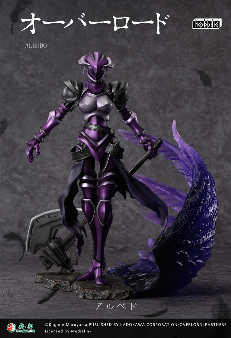 In Stock】hobbilic Overlord albedo Dark Knight Ver 1/7 resin statue