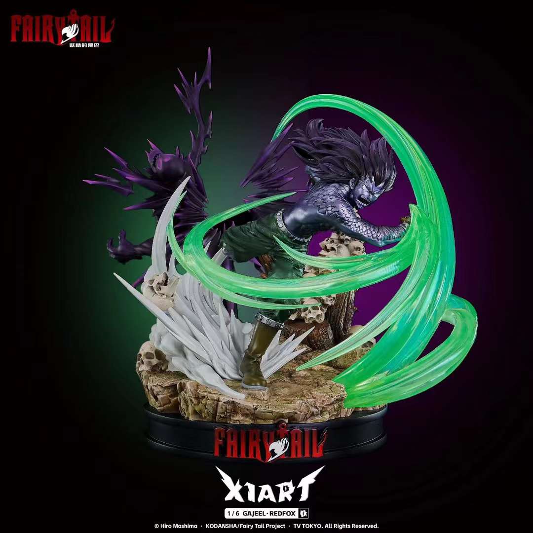 Pre order】X1ART Studio FAIRY TAIL Gajeel·Redfox 1/6 Resin statue