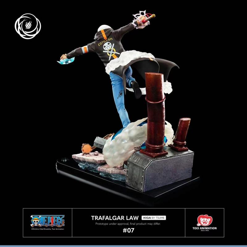 【In Stock】Tsume Ikigai ONE PIECE Trafalgar D. Water Law 1/6 copyright resin statue
