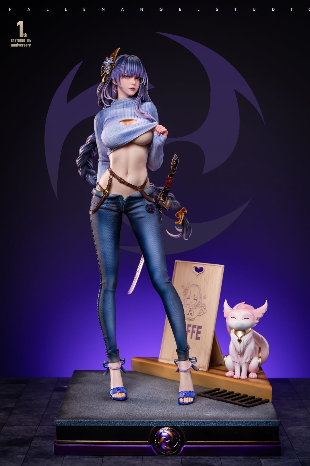 【In Stock】FA STUDIO Genshin Impact Beelzebul Raiden Shogun 1/4 Resin Statue