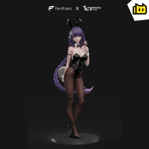 【Pre order】Feathers & Whalesong Studio Genshin Impact Beelzebul Raiden Shogun Bunny Girl Resin Statue