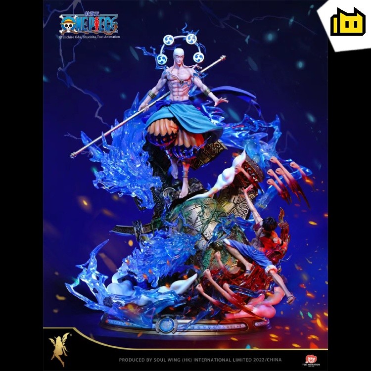 【Pre order】Soul Wing Studio ONE PIECE Enel Vs Monkey D. Luffy Resin Statue (Copyright)