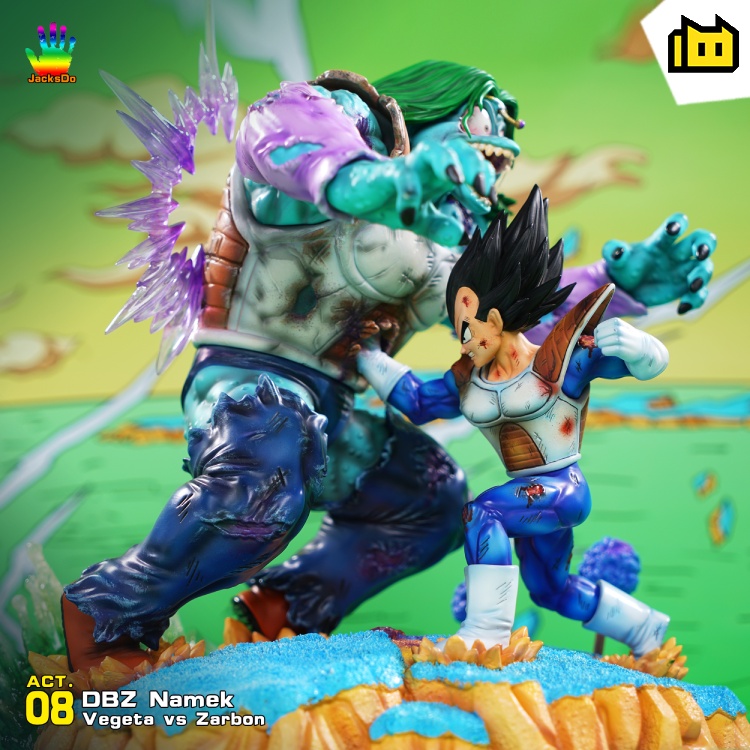 In Stock】JacksDo Dragon Ball Z Namek ACT.08 Vegeta vs Zarbon