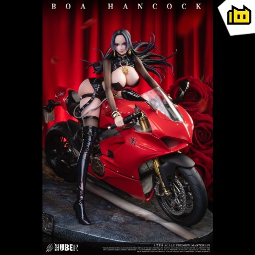 【In Stock】HuBen Studio One Piece Locomotive girl Boa·Hancock 1/7 Resin Statue