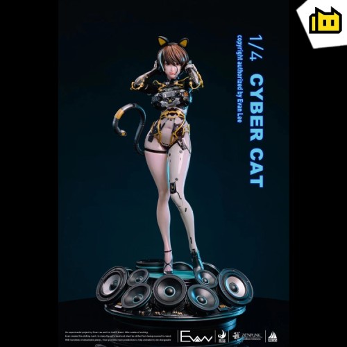 【In Stock】Evan Lee Cyber Cat 1/4 Resin Statue (Copyright)