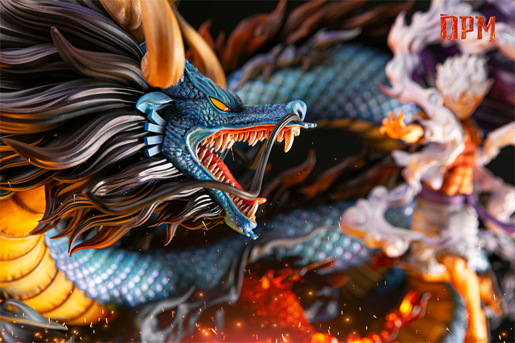 【In Stock】OPM Studio One Piece Kaidou Vs  NIKA Luffy Resin statue