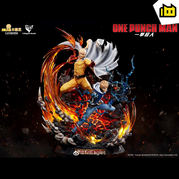 【In Stock】TriEagles Studio ONE PUNCH-MAN Saitama&Genos 1/6 Resin Statue (Copyright)