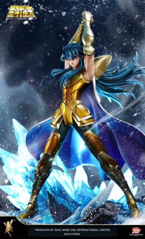 【In Stock】Soul Wing Studio Saint Seiya Gold Saint aquarius Camus 1/4 Resin statue (Copyright)