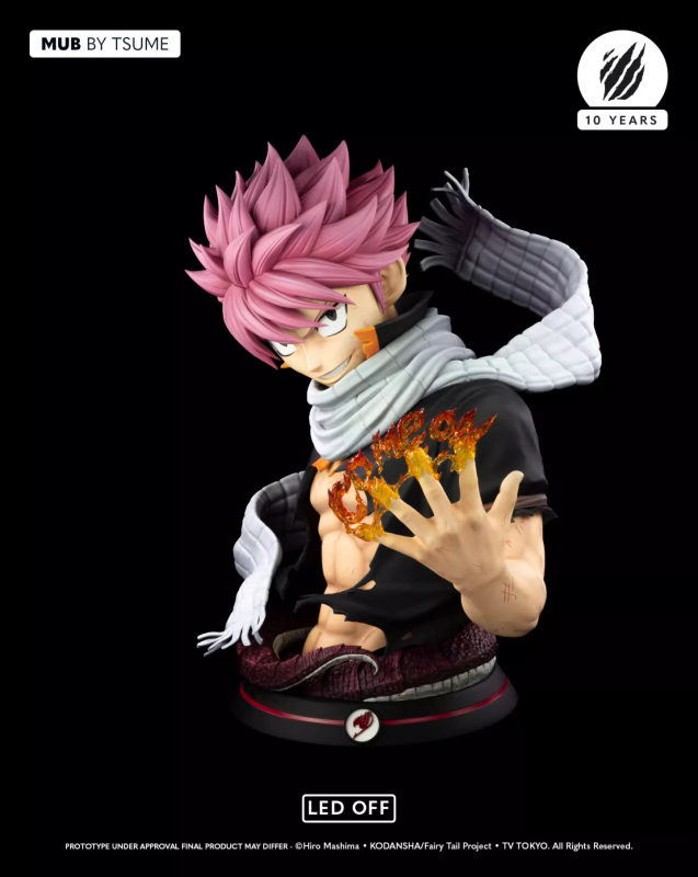 【In Stock】TSUME MUB FAIRY TAIL Etherious • Natsu • Dragneel 1/1 Bust Resin Statue (copyright)