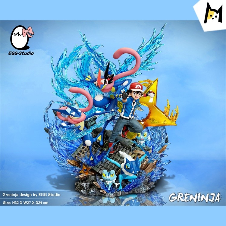 【Pre order】EGG-Studio Pokemon Ash Ketchum Greninja clan Resin statue