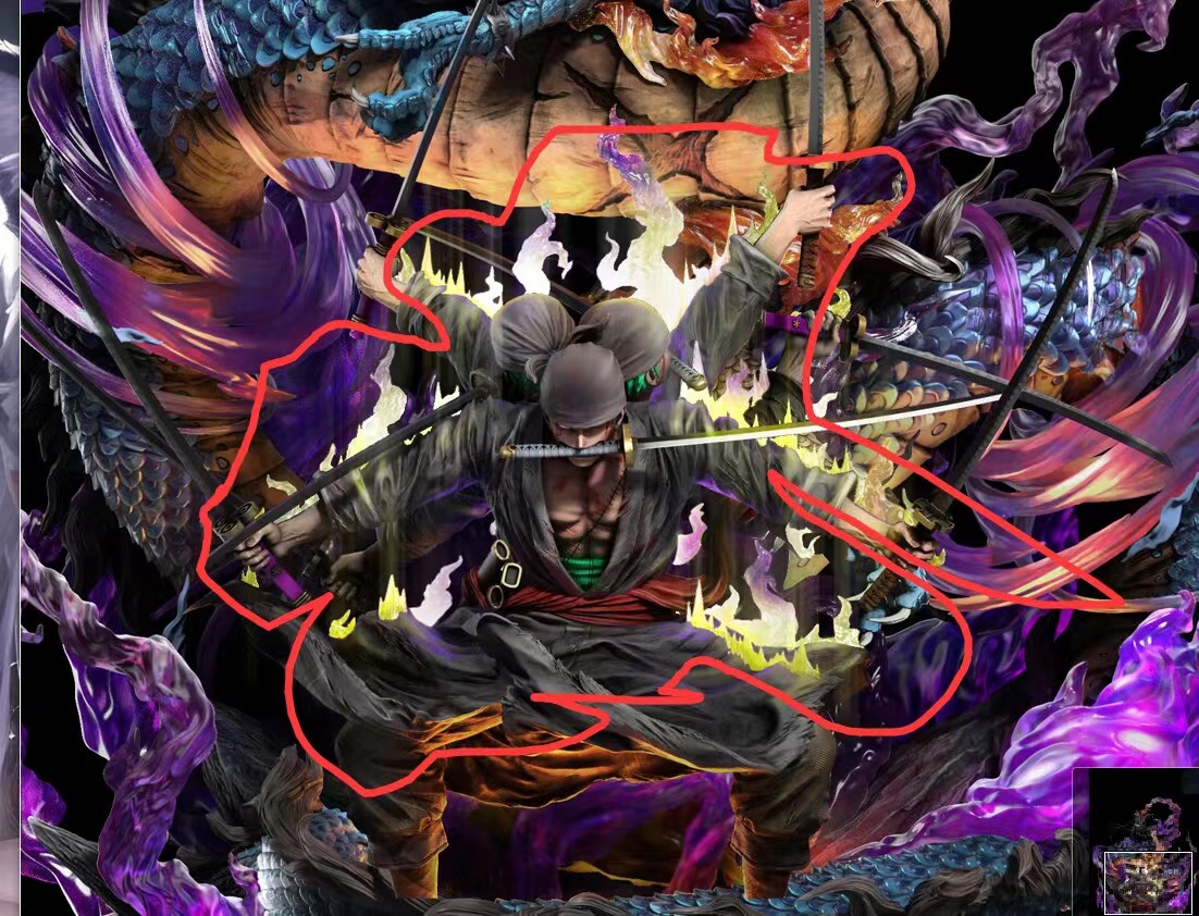 【さっつ】LAST SLEEP STUDIO ゾロvsカイドウ sサイズ Amazon.co.jp: ロロノア・ゾロVS百獣のカイドウ フィギュア 1/4