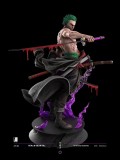 【In Stock】LAST SLEEP Studio ONE PIECE Roronoa Zoro Vs Kaidou Resin Statue