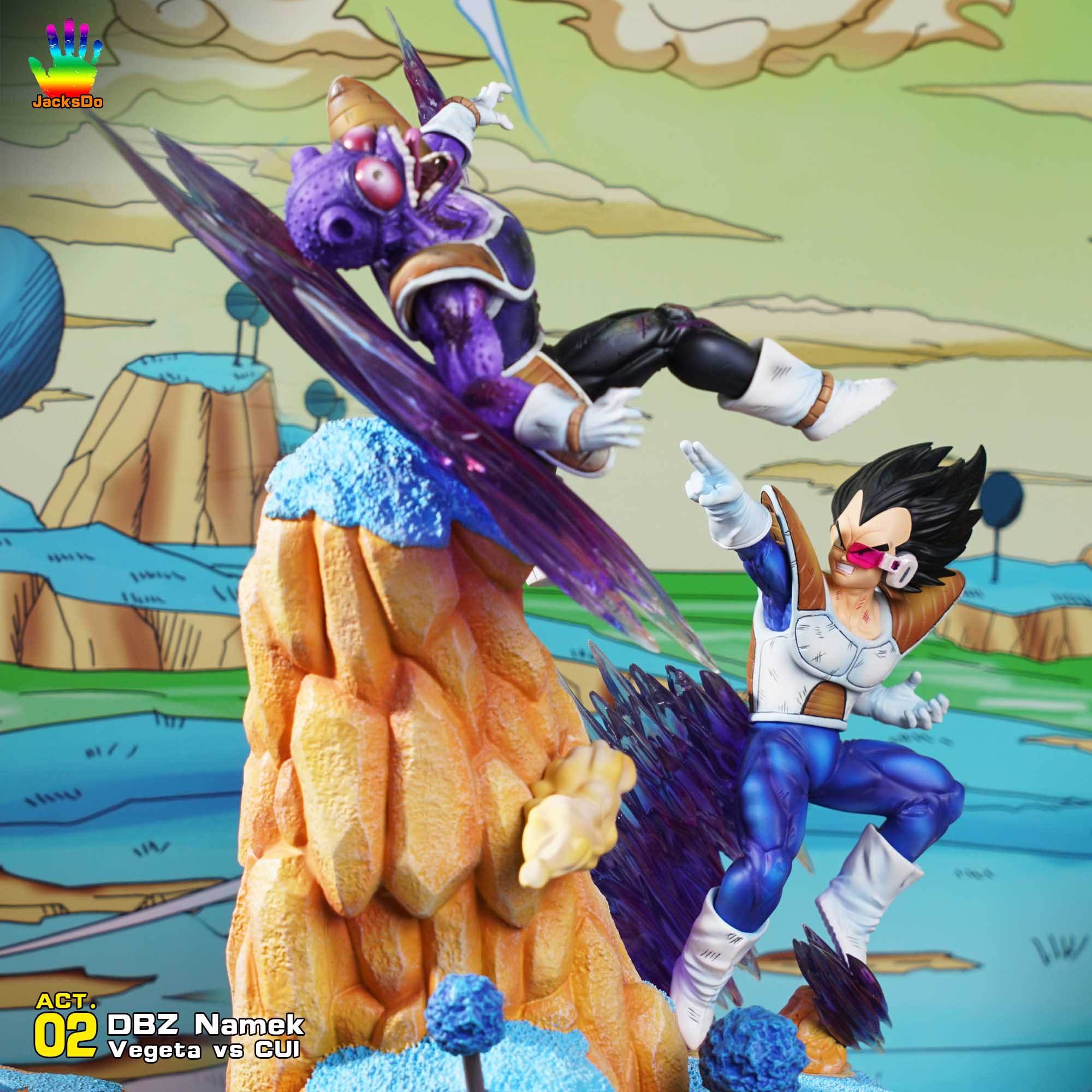 In Stock】JacksDo Studio ACT.02 Vegeta vs Cui DBZ Namek battle